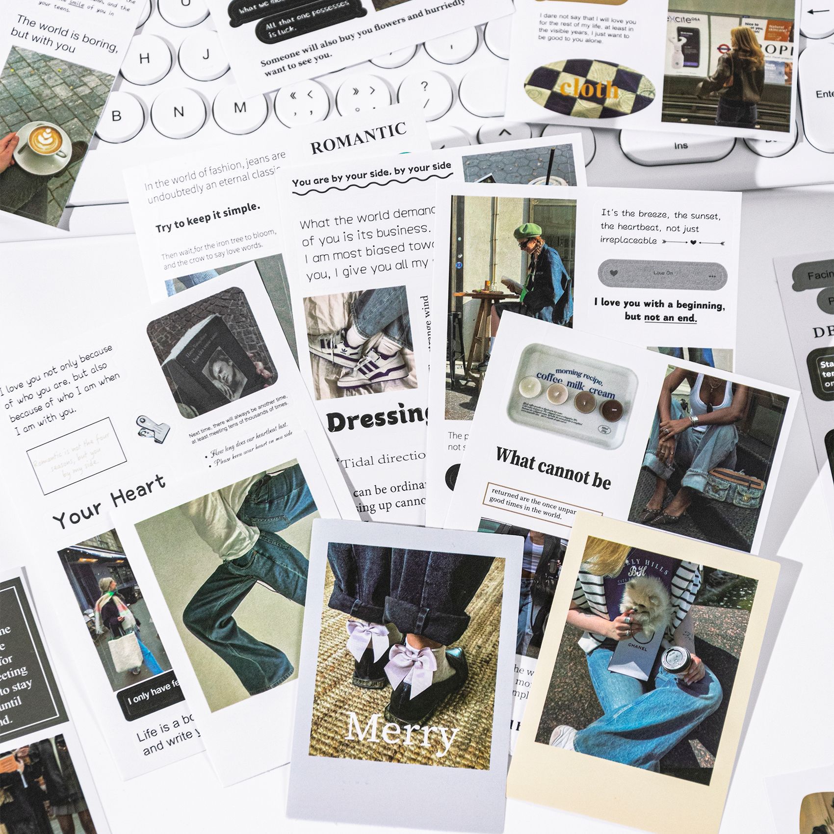 4 種類 20 pca ハッピーホリデーシリーズ INS ス - Embellishments For Scrapbooking のレビューと価格