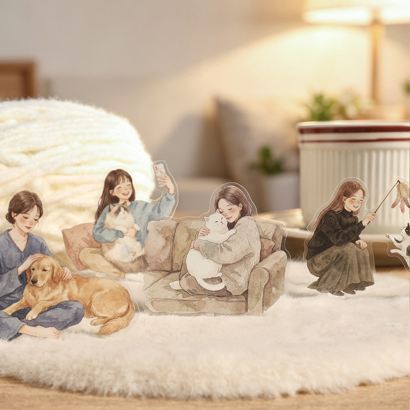 1パック/20枚入り ウォームバイブ 水彩風 手描き風 デイ - Embellishments For Scrapbooking のレビューと価格