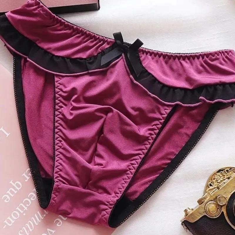 メンズセクシーレースフリル付き下着、柔らかく快適なストレッチ - Elastic Lace Trim のレビューと価格